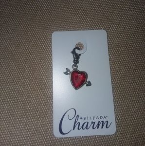 Silpada heart and arrow charm